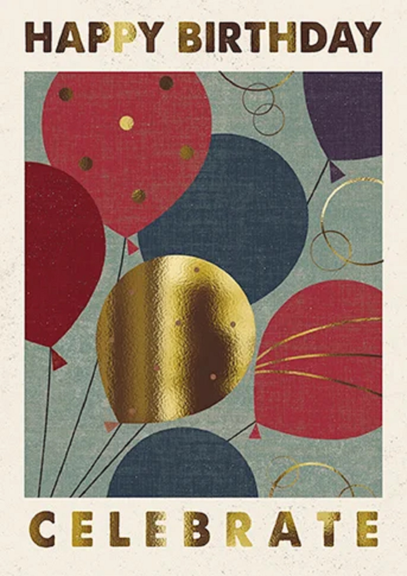 Felicitare - Happy Birthday - Balloons | The Great British Card Company