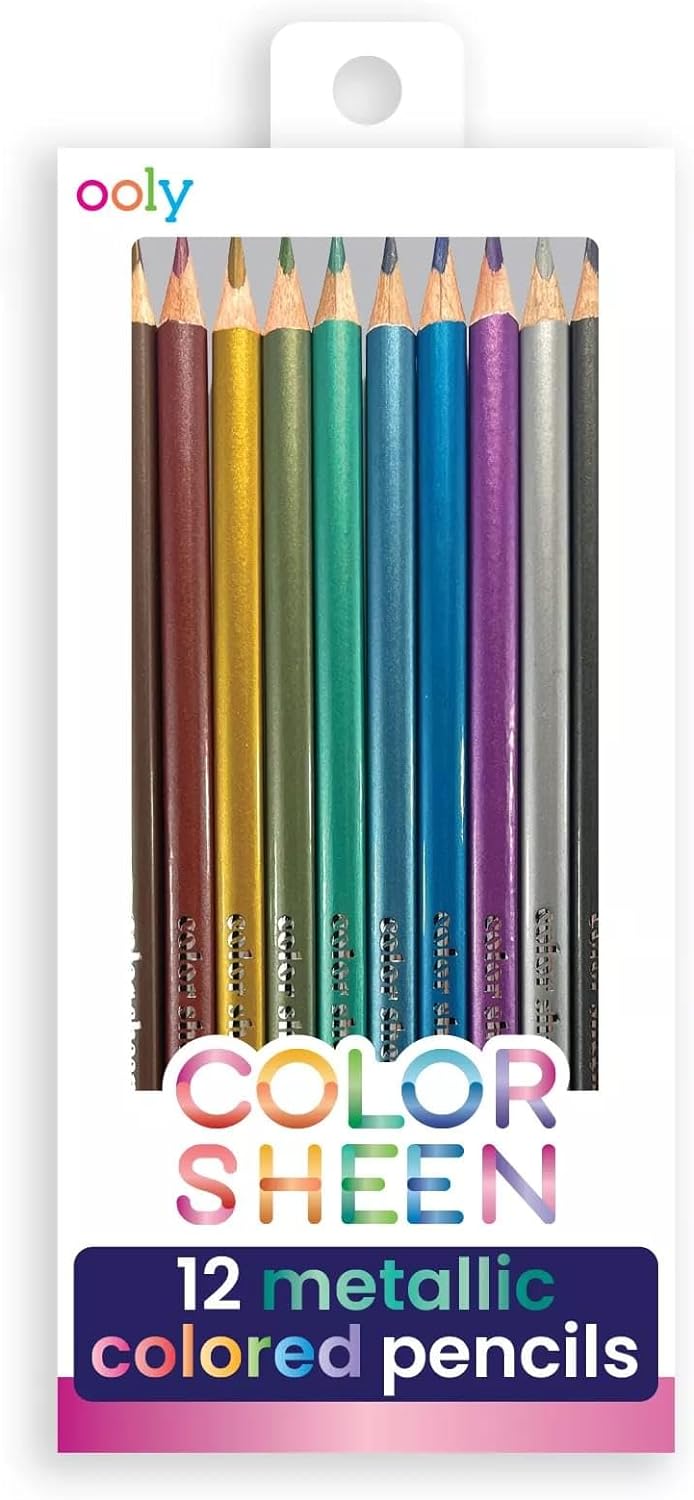 Set 12 creioane colorate - Multicolor - Sheen | Ooly