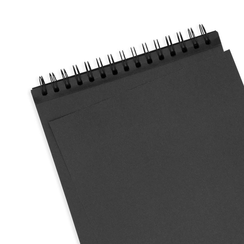 Carnet schite A4 - Black DIY Cover Sketchbook | Ooly - 2 | YEO