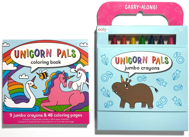 Unicorn Pals - Coloring Book