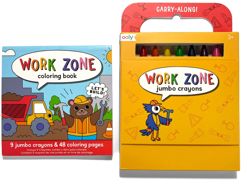 Work Zone - Coloring Book