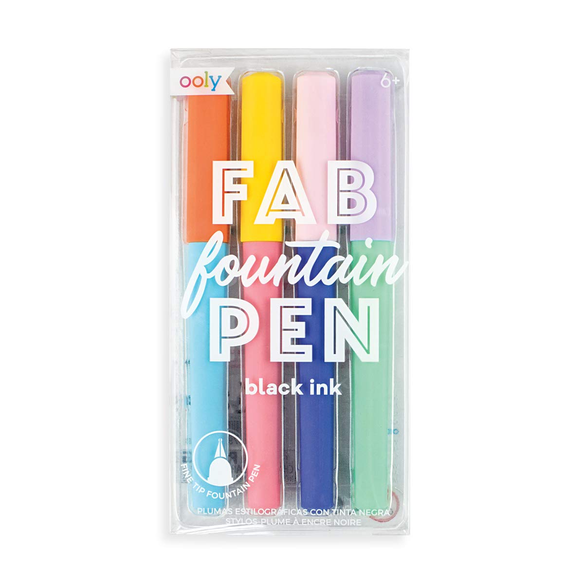 Set 4 pixuri - Fountain Pen - Multicolor | Ooly - 3 | YEO