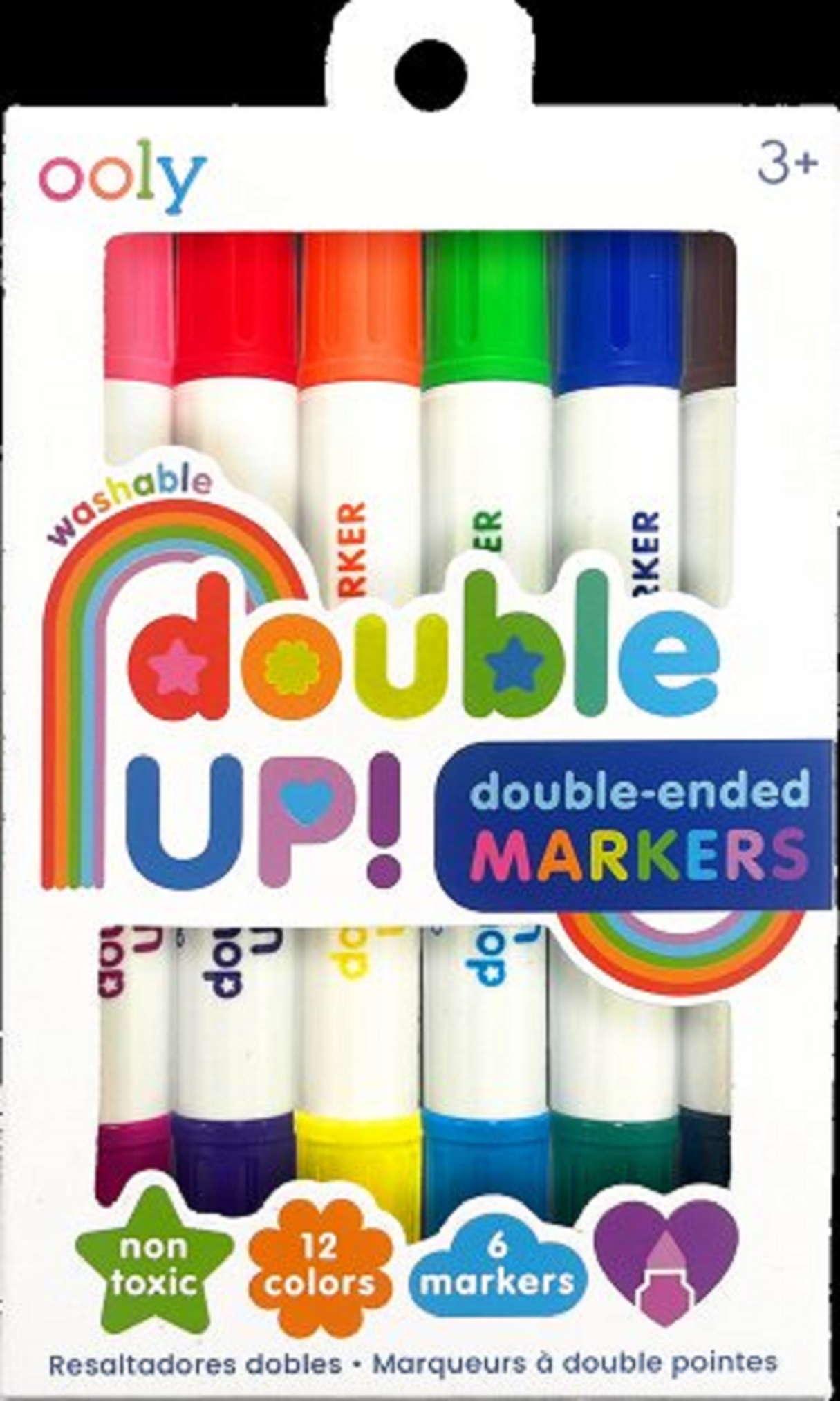 Set 6 carioci duble lavabile - Double Up!