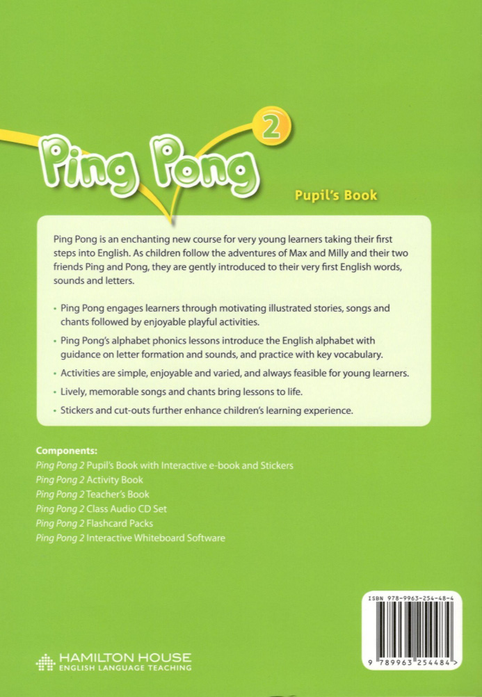 Vezi detalii pentru Ping Pong 2: Pupil’s Book + E-book + Stickers | Jennifer Health