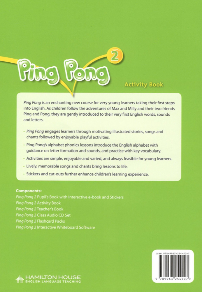 Ping Pong 2: Activity Book | Jennifer Health - 3 | YEO