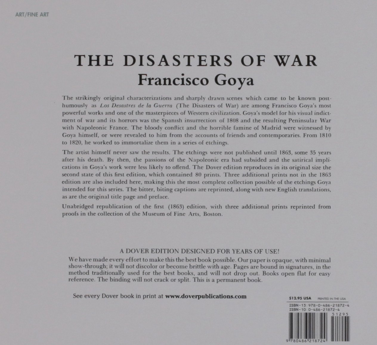 The Disasters of War | Francisco Jose De Goya, Philip Hofer - 1 | YEO