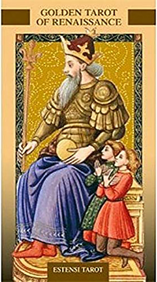 Vezi detalii pentru Golden Tarot of the Renaissance: Estensi Tarot | Berti Giordano