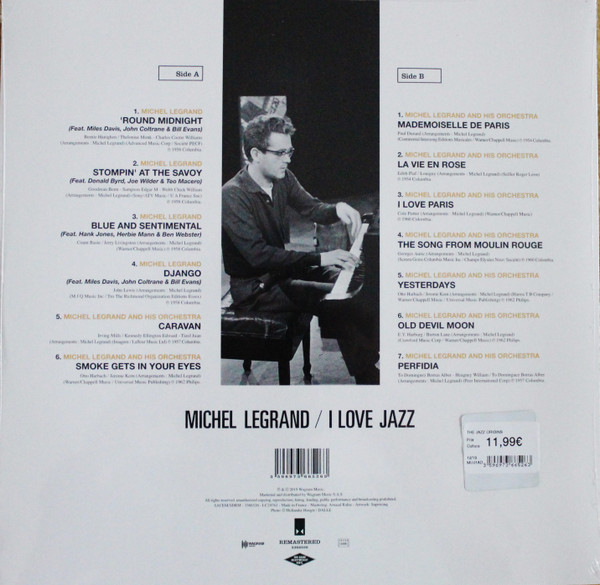 I Love Jazz - Vinyl | Michel Legrand