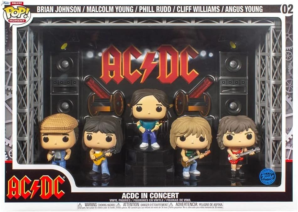 Set 5 figurine - Pop! Moments: AC/DC In Concert | Funko - 1 | YEO