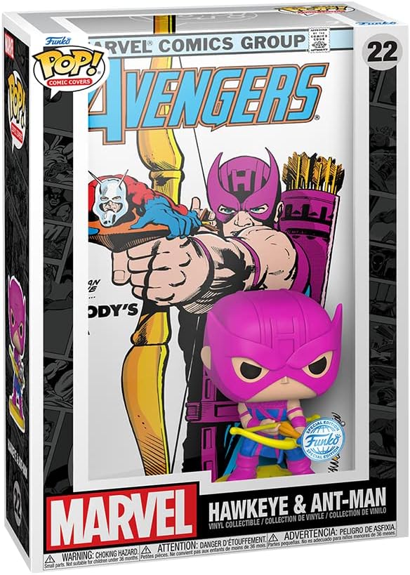 Figurina - Pop! Comic Cover Avengers: Hawkeye & Ant-Man | Funko