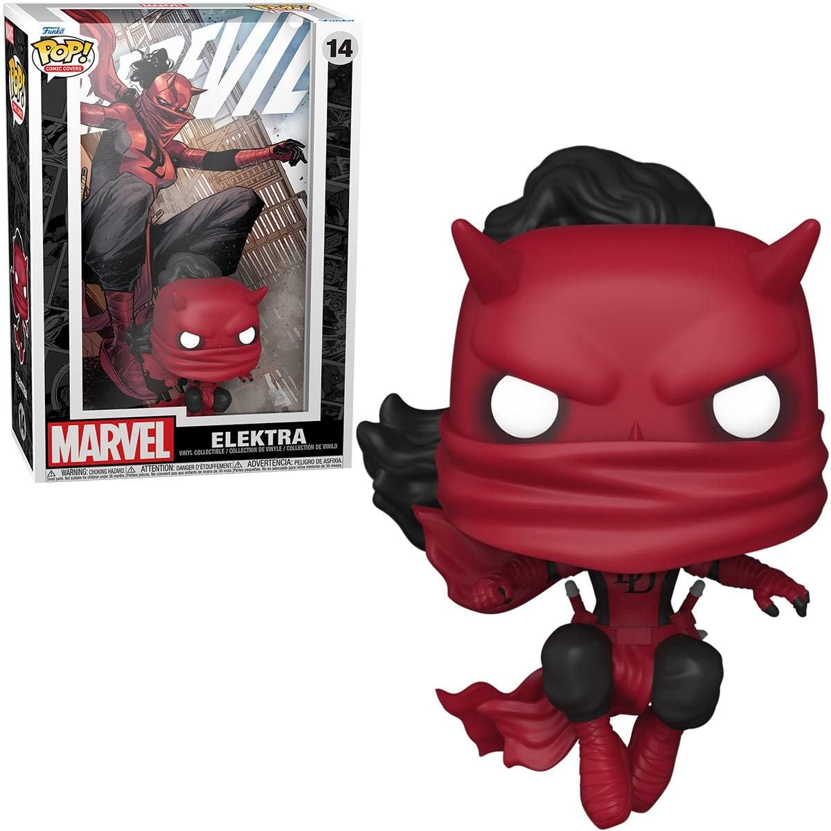 Figurina - Pop! Comic Cover Daredevil: Elektra | Funko