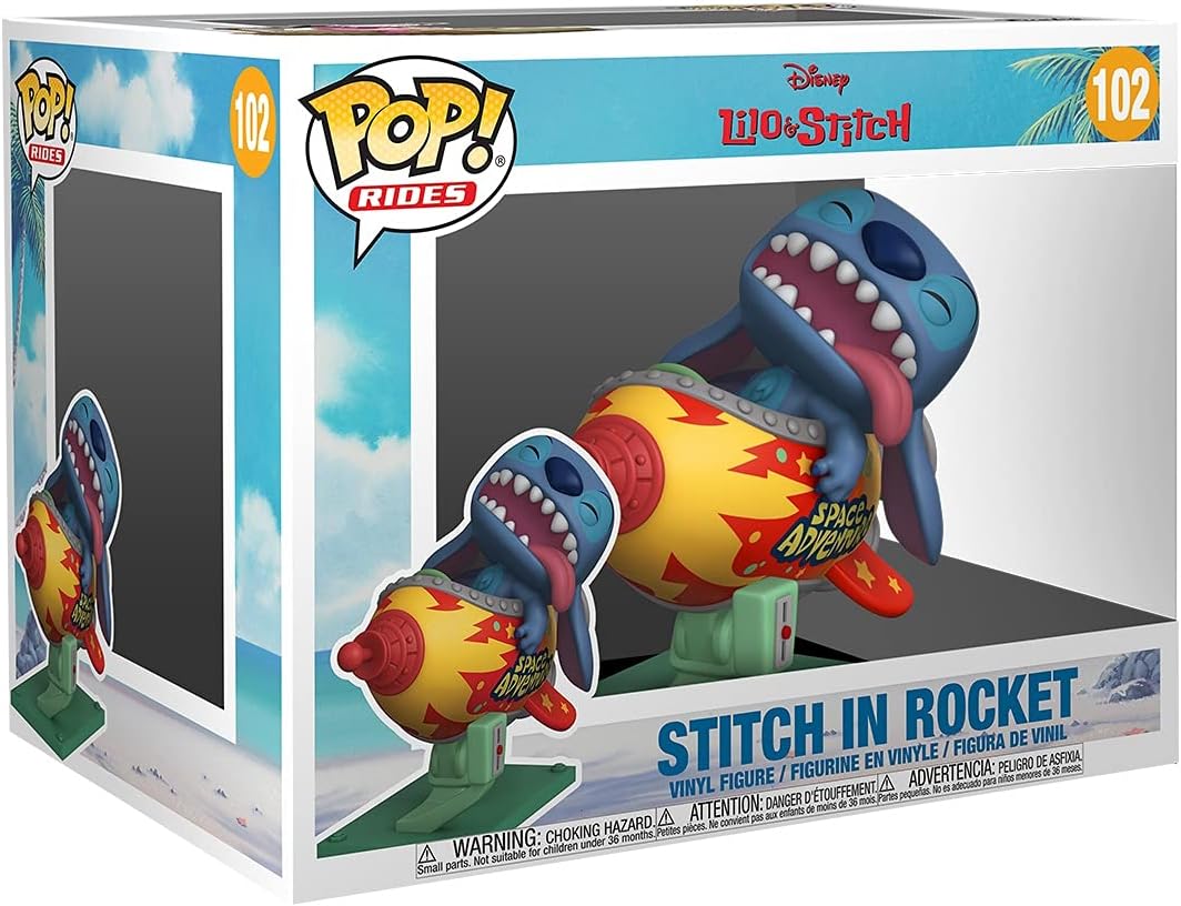 Figurina - Pop! Rides - Disney Lilo & Stitch - Stitch in Rocket | Funko - 1 | YEO