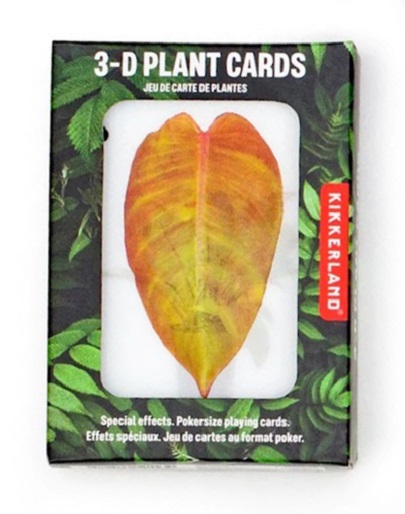 Carti de joc - 3D Plant Cards | Kikkerland - 5 | YEO