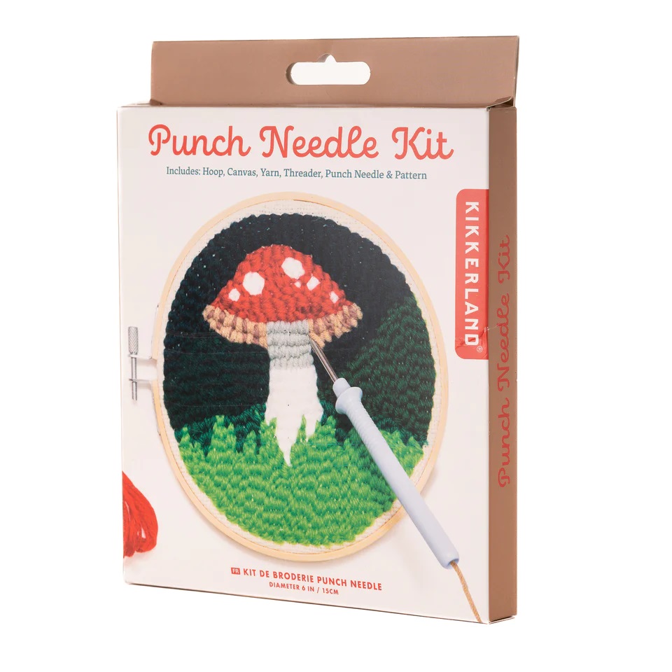 Kit goblen - Punch Needle Kit - Mushroom