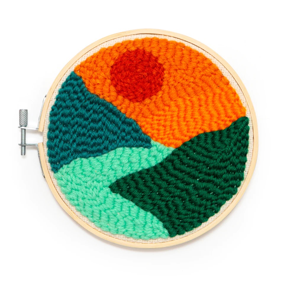 Kit goblen - Punch Needle Kit - Landscape