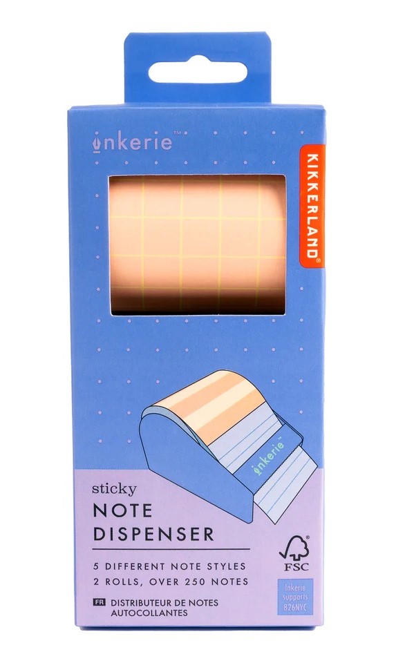 Set 2 role cu sticky notes - Inkerie | Kikkerland - 4 | YEO