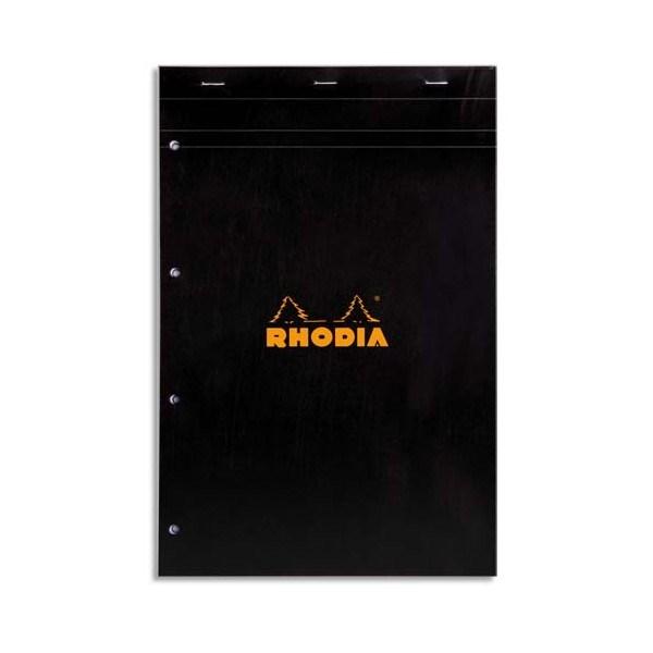 Carnet Rhodia A4+ Black Mate | Clairefontaine