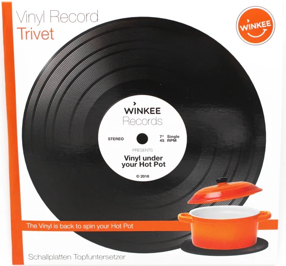 Suport oala - Vinyl Record Trivet | Winkee - 2 | YEO