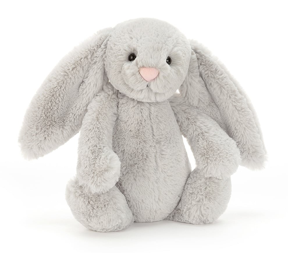 Jucarie de plus - Medium - Bashful - Silver Bunny | Jellycat - 2 | YEO