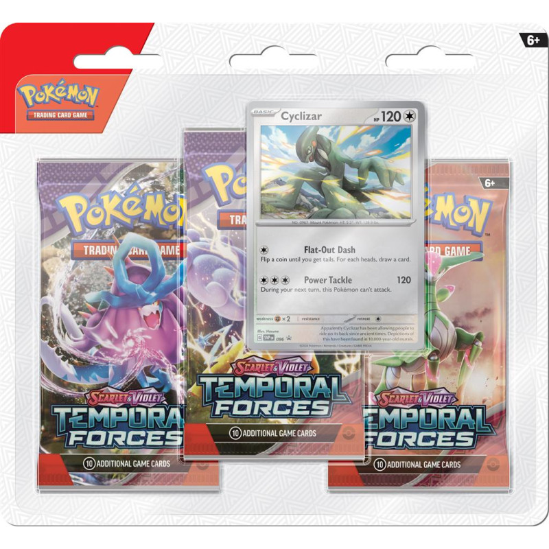 Pokemon TCG - Scarlet & Violet: Temporal Forces 3 Blister Booster - doua modele | The Pokemon Company