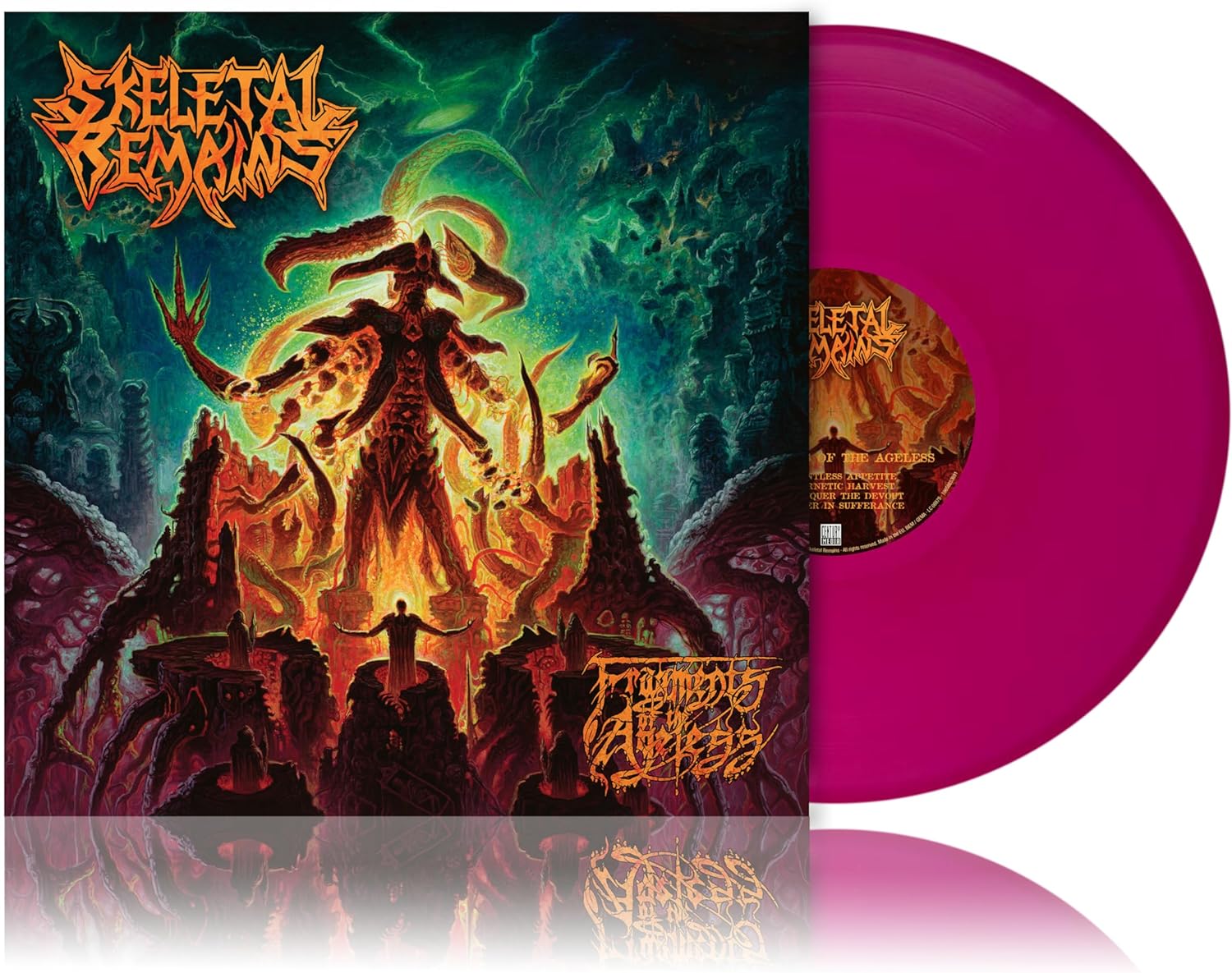 Fragments of the Ageless (Transparent Magenta Vinyl) | Skeletal Remains - 1 | YEO