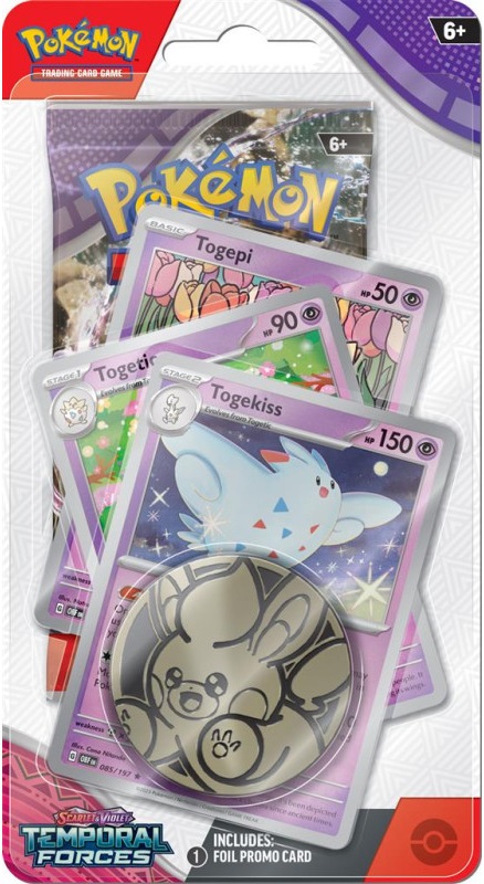 Pokemon TCG: Scarlet & Violet: Temporal Forces Premium Checklane Blister - doua modele | The Pokemon Company