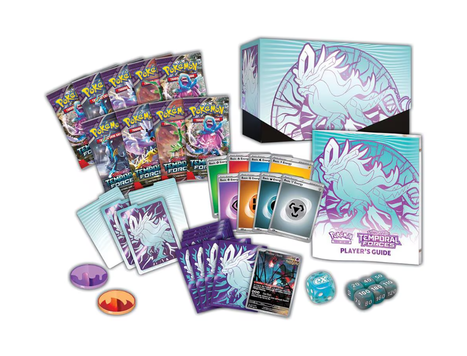 Pokemon TCG - Scarlet & Violet: Temporal Forces Elite Trainer Box - Doua modele | The Pokemon Company - 6 | YEO