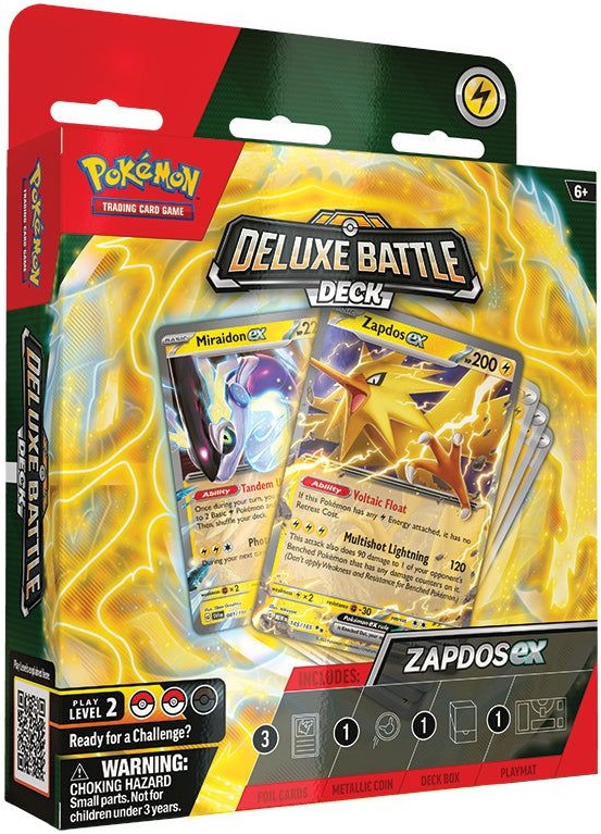 Pokemon TCG: Deluxe Battle Deck (Ninetales ex/Zapdos ex) | The Pokemon Company