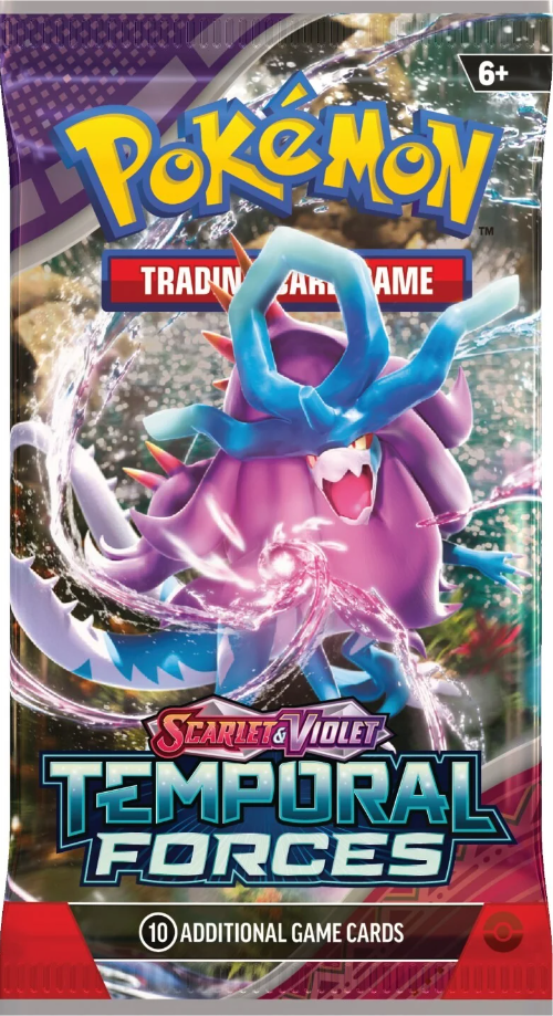 Pokemon TCG - Scarlet & Violet: Temporal Forces Booster Pack - mai multe modele