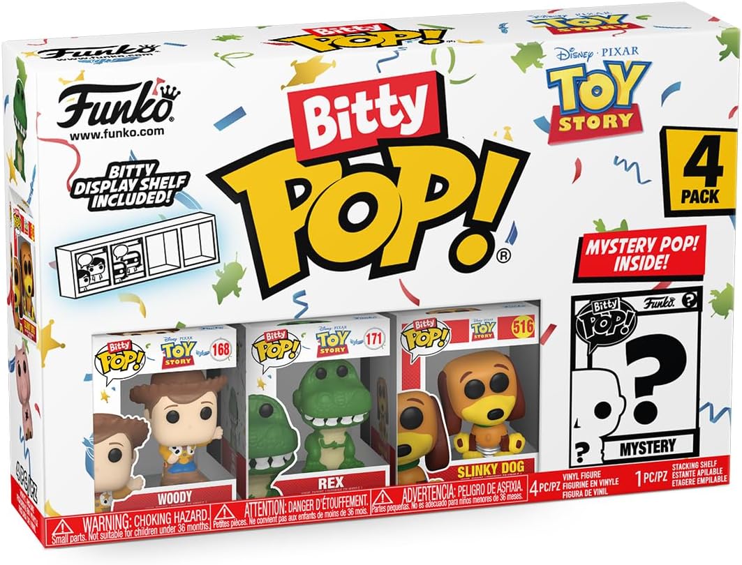 Set 4 figurine - Bitty Pop! Toy Story: Woody | Funko