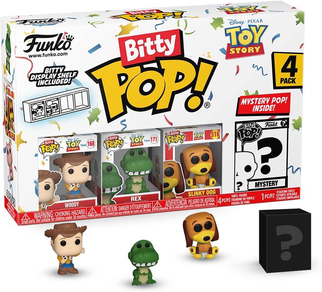 Set 4 figurine - Bitty Pop! Toy Story: Woody | Funko