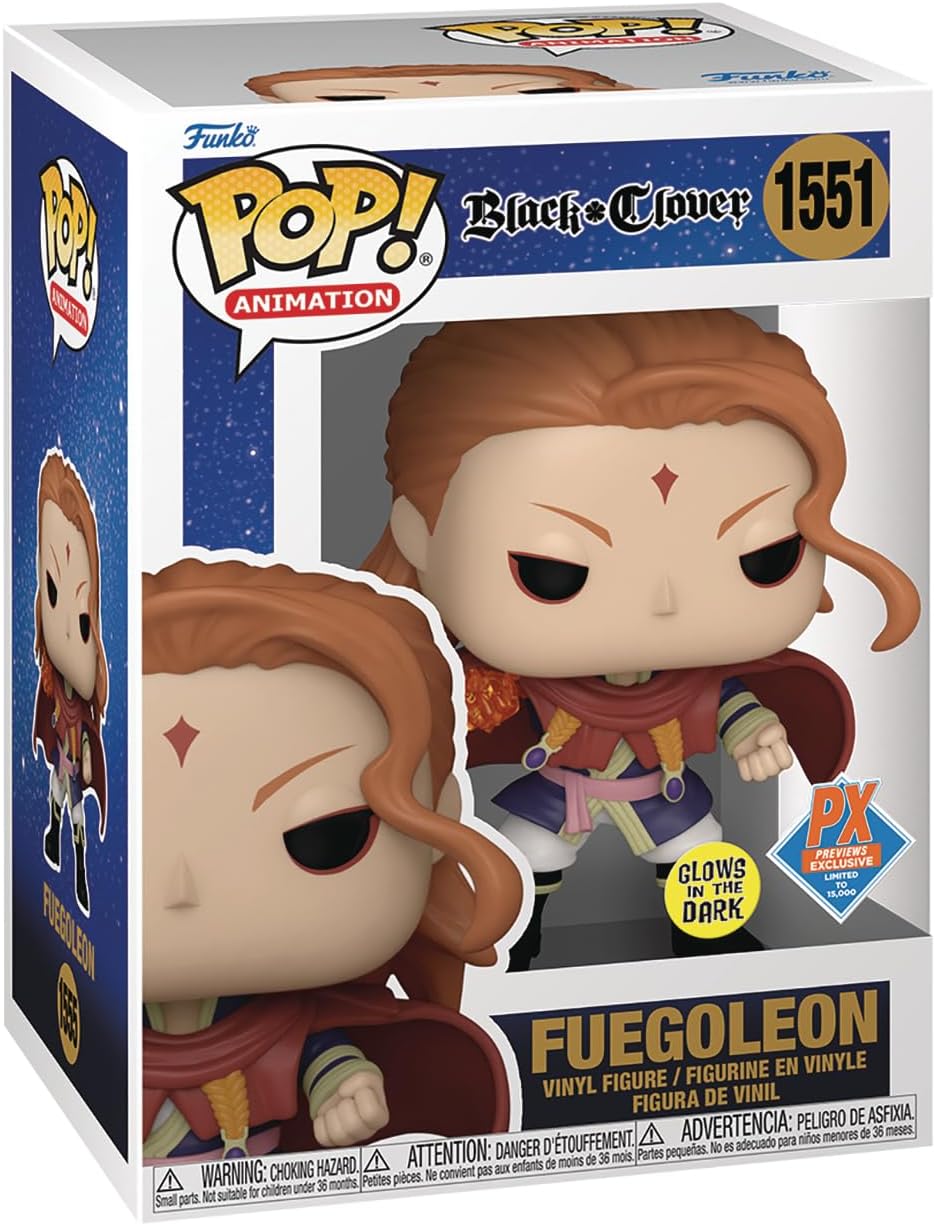 Figurina - Pop! Animation - Black Clover: Fuegoleon (Glow-in-The-Dark) | Funko - 2 | YEO