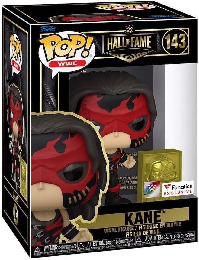 Figurina - Pop! WWE - Hall of Fame: Kane (Fanatics Exclusive) | Funko