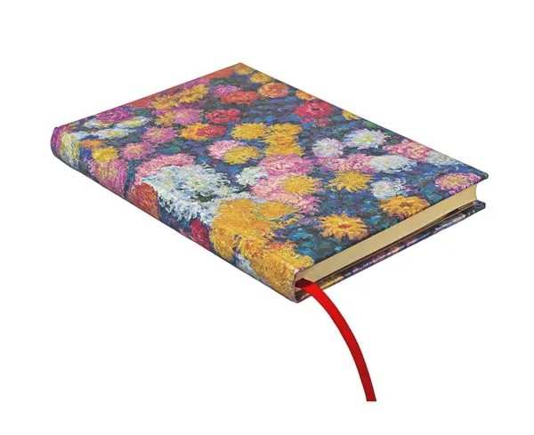 Jurnal - Midi, Dot-Grid - Monet's Chrysanthemums | Paperblanks