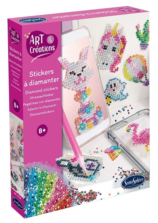 Set creativ cu diamante si stickere  | Sentosphere - 6 | YEO