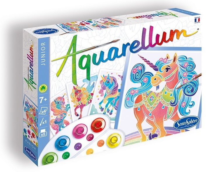 Set creativ - Aquarellum Junior - Unicorni | Sentosphere - 5 | YEO