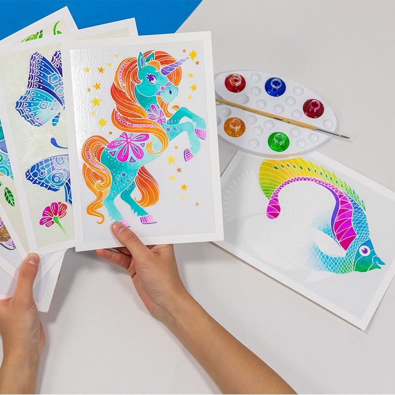 Set creativ - Aquarellum Junior - Unicorni | Sentosphere - 2 | YEO