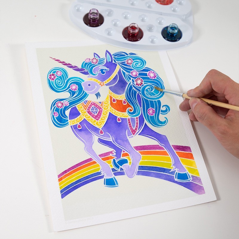 Set creativ - Aquarellum Junior - Unicorni | Sentosphere - 3 | YEO