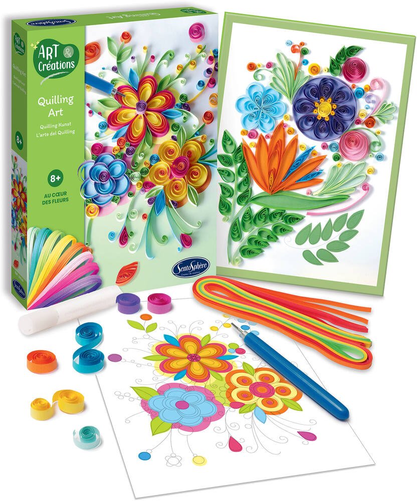 Set creativ quilling - Flori | Sentosphere