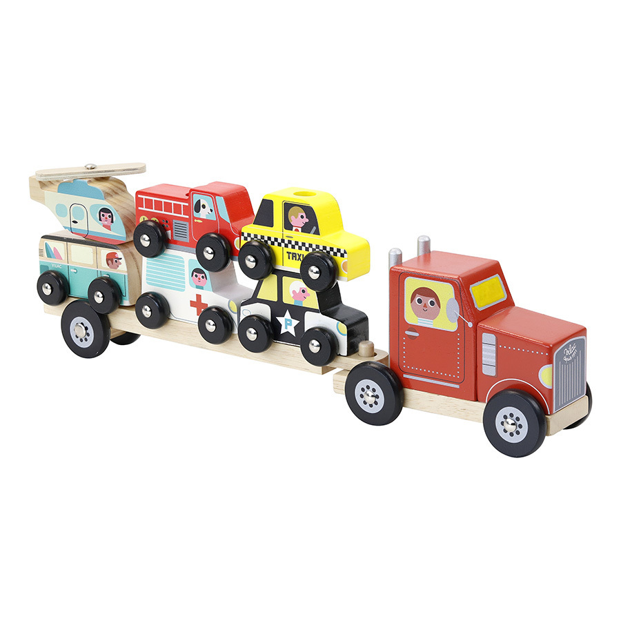 Set de joaca - Camion cu masinute | - 2 | YEO