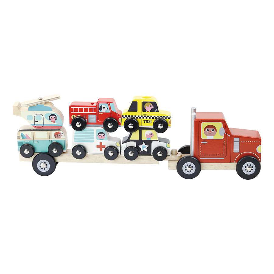 Set de joaca - Camion cu masinute | - 3 | YEO