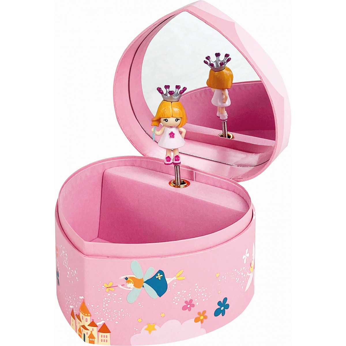 Cutie muzicala - Large Heart with Music Princess - Pink | Trousselier - 1 | YEO