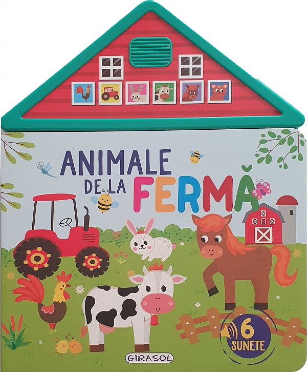 Animale de la ferma - Carte cu sunete