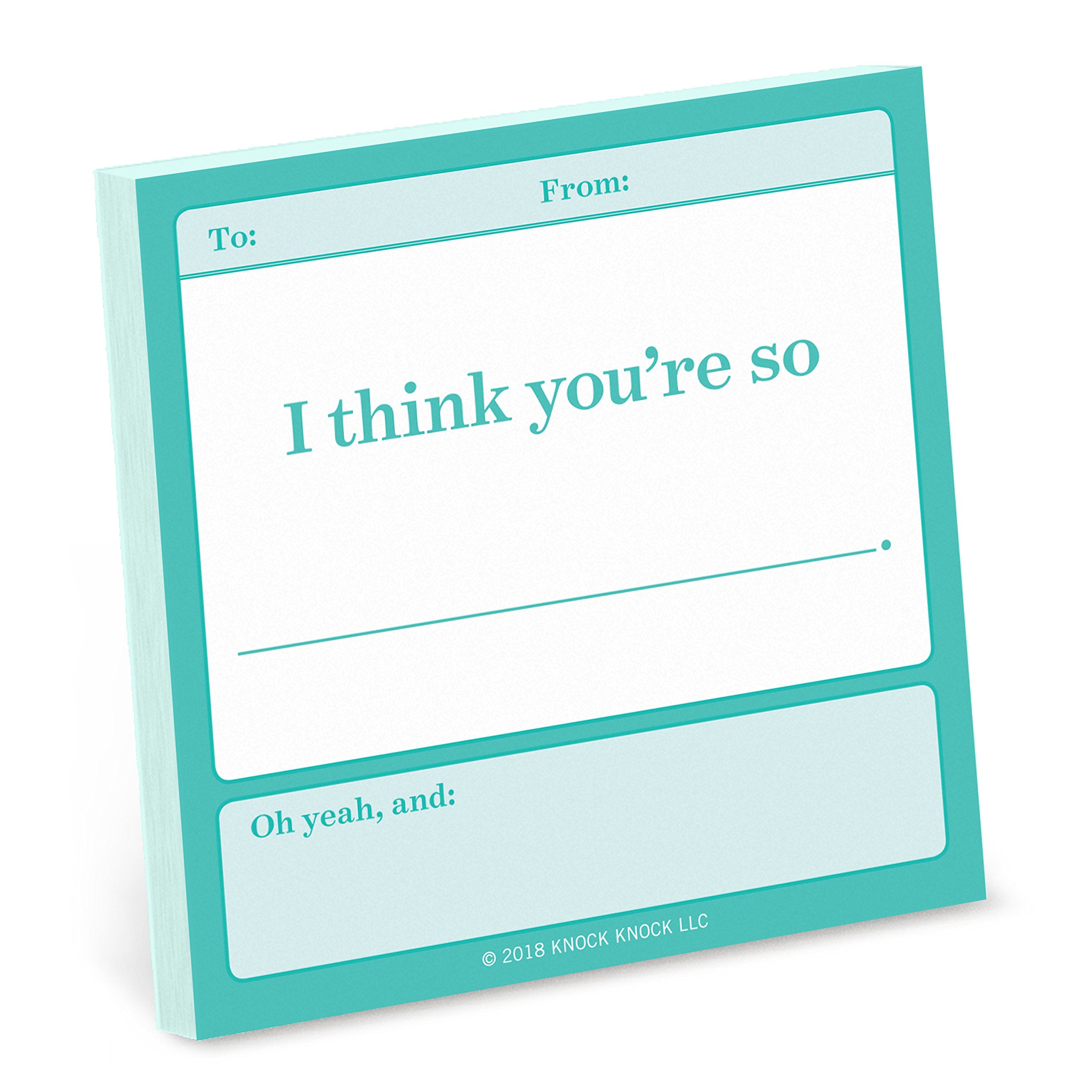 Post-it - I Think You\'re So... | Knock Knock