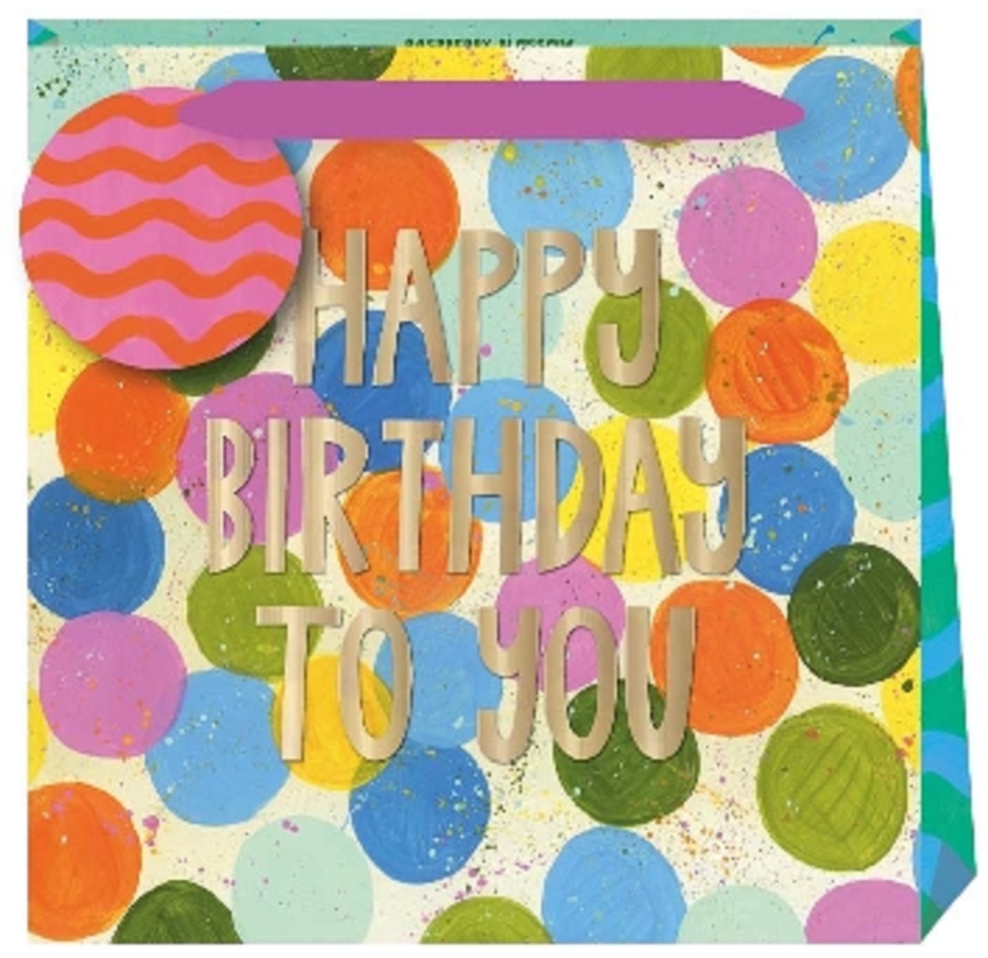 Punga cadou - Happy Birthday - Blossom canvas