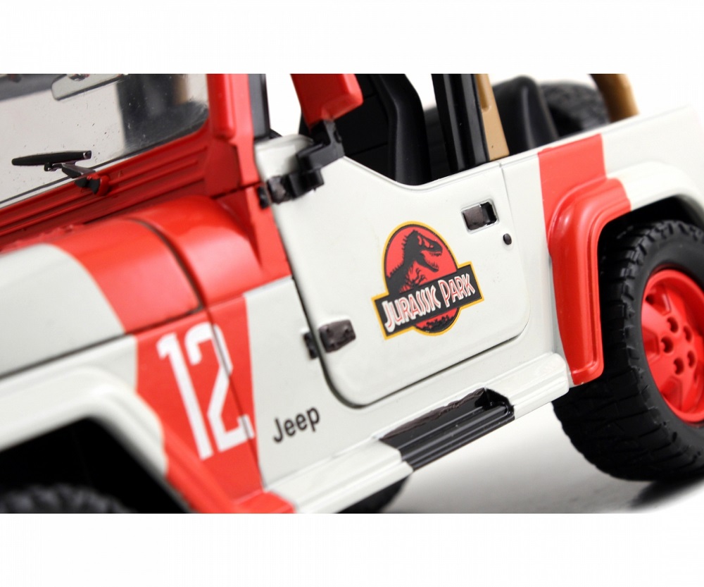 Jucarie - Masina Jurassic Park 1992 - Jeep Wrangler | Jada Toys - 3