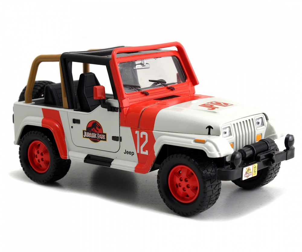 Jucarie - Masina Jurassic Park 1992 - Jeep Wrangler | Jada Toys - 4