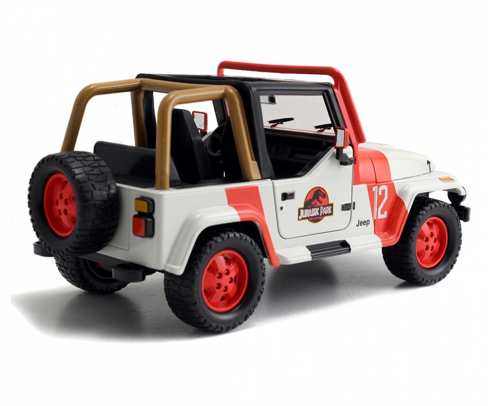 Jucarie - Masina Jurassic Park 1992 - Jeep Wrangler | Jada Toys - 5
