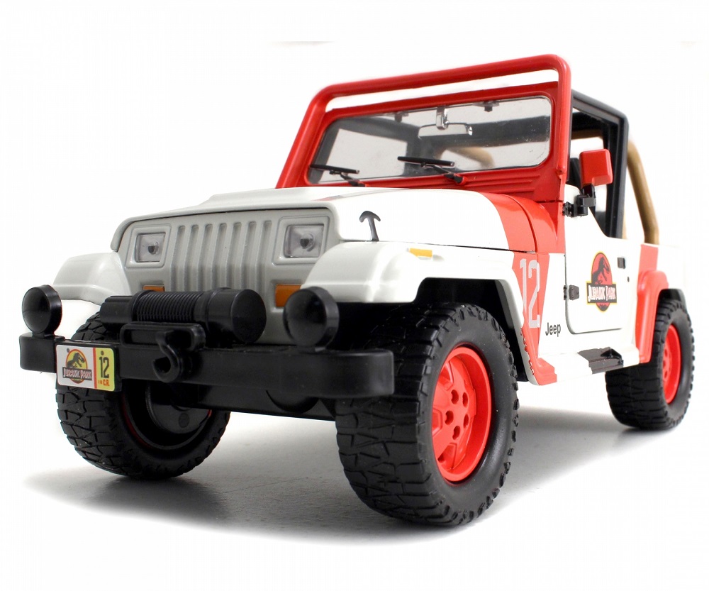 Jucarie - Masina Jurassic Park 1992 - Jeep Wrangler | Jada Toys - 6
