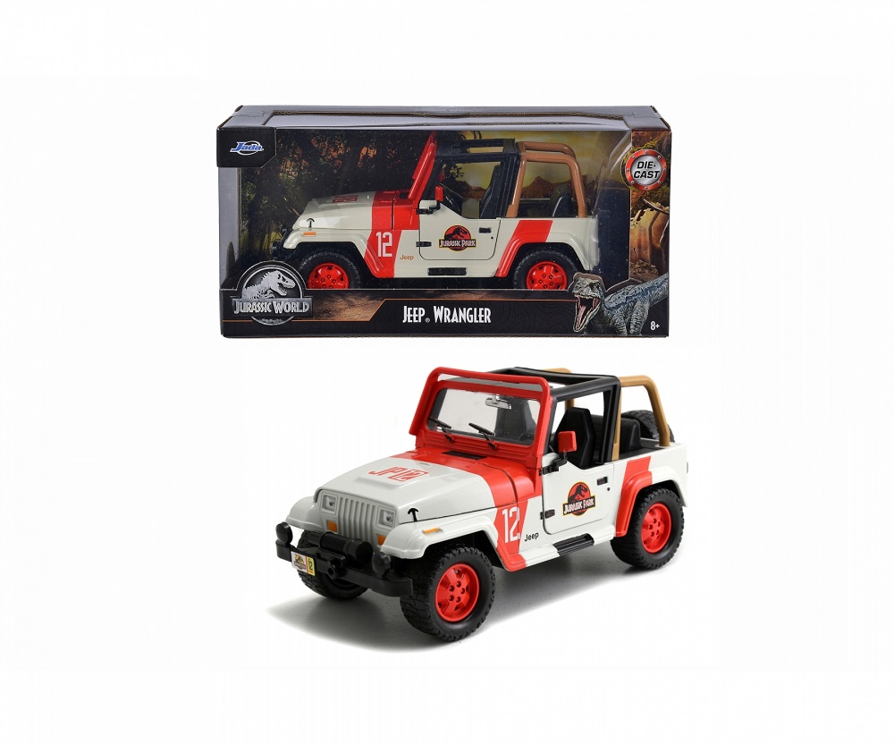 Jucarie - Masina Jurassic Park 1992 - Jeep Wrangler | Jada Toys - 8